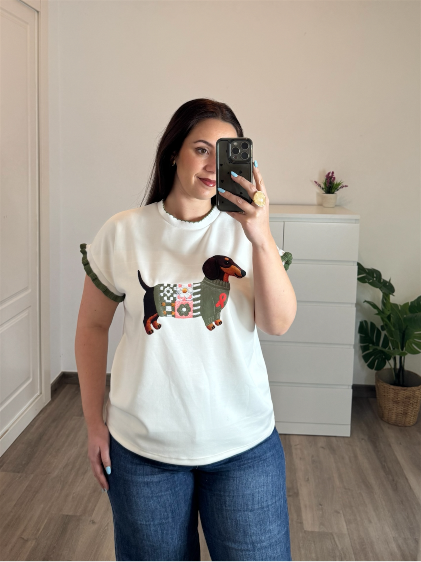 Camiseta perro salchicha