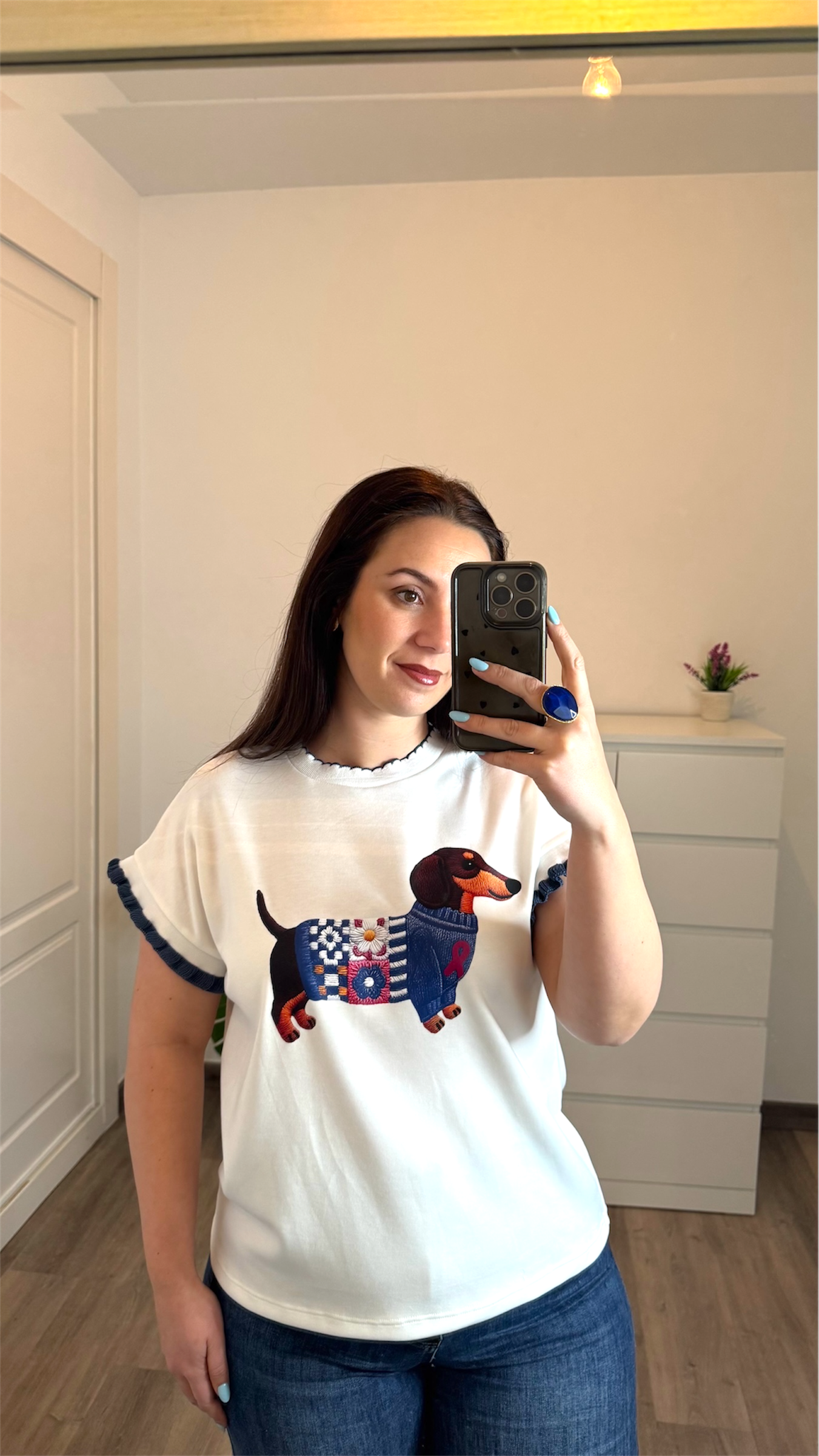 Camiseta perro salchicha