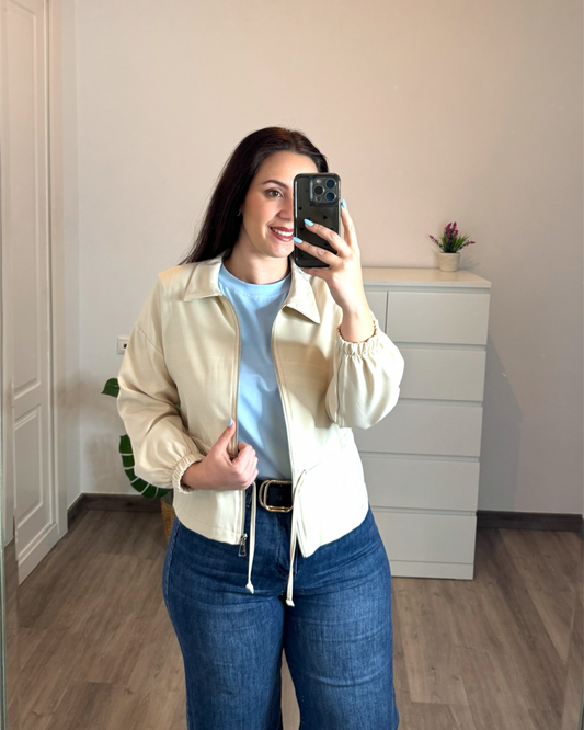 Chaqueta beige