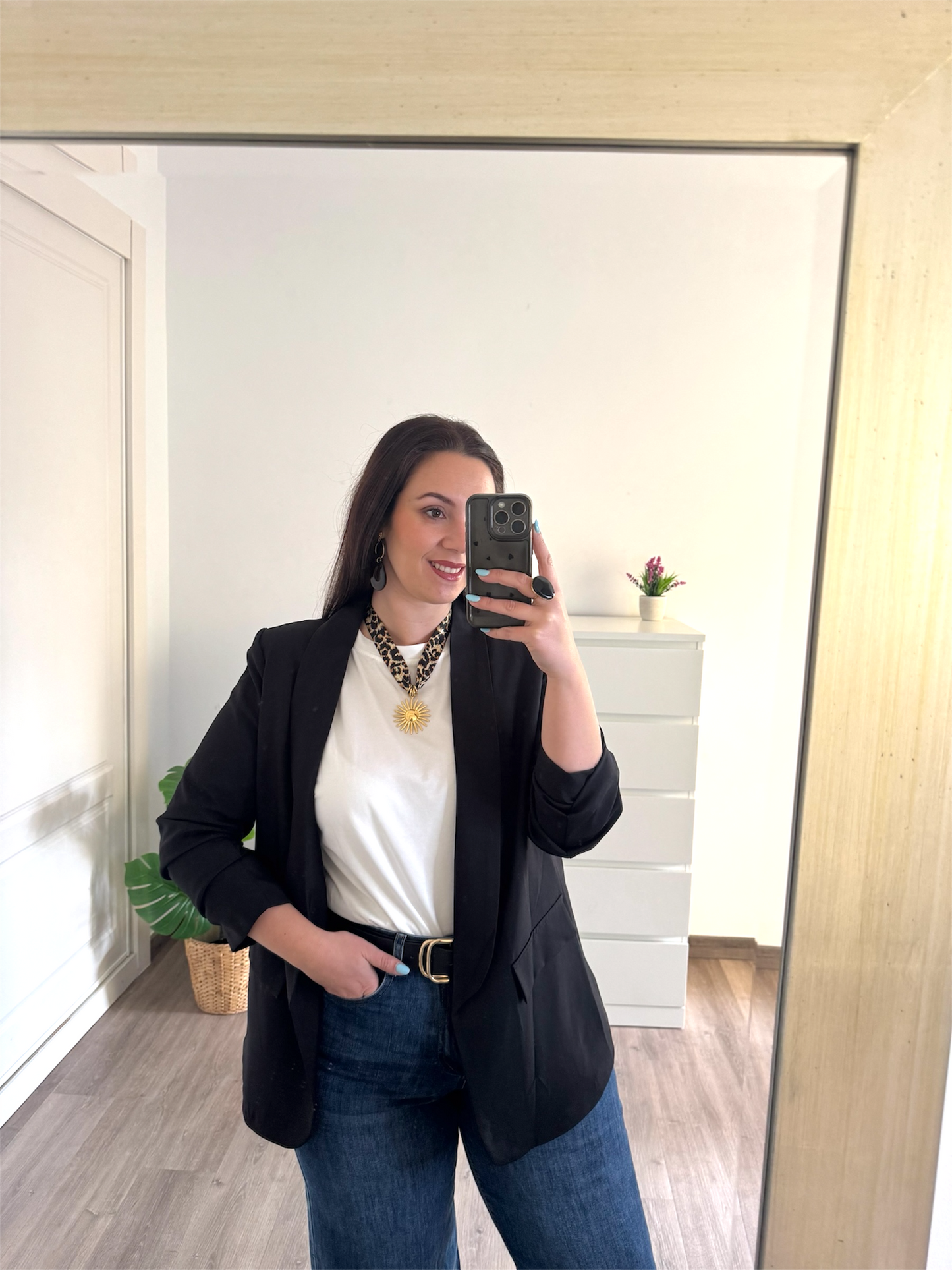 Blazer manga fruncida