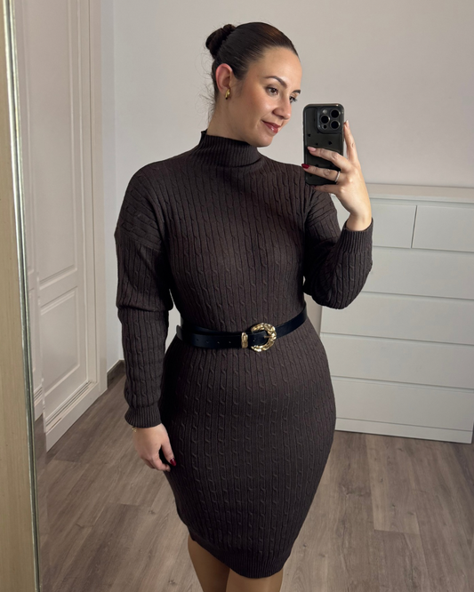 Vestido Lorena Chocolate